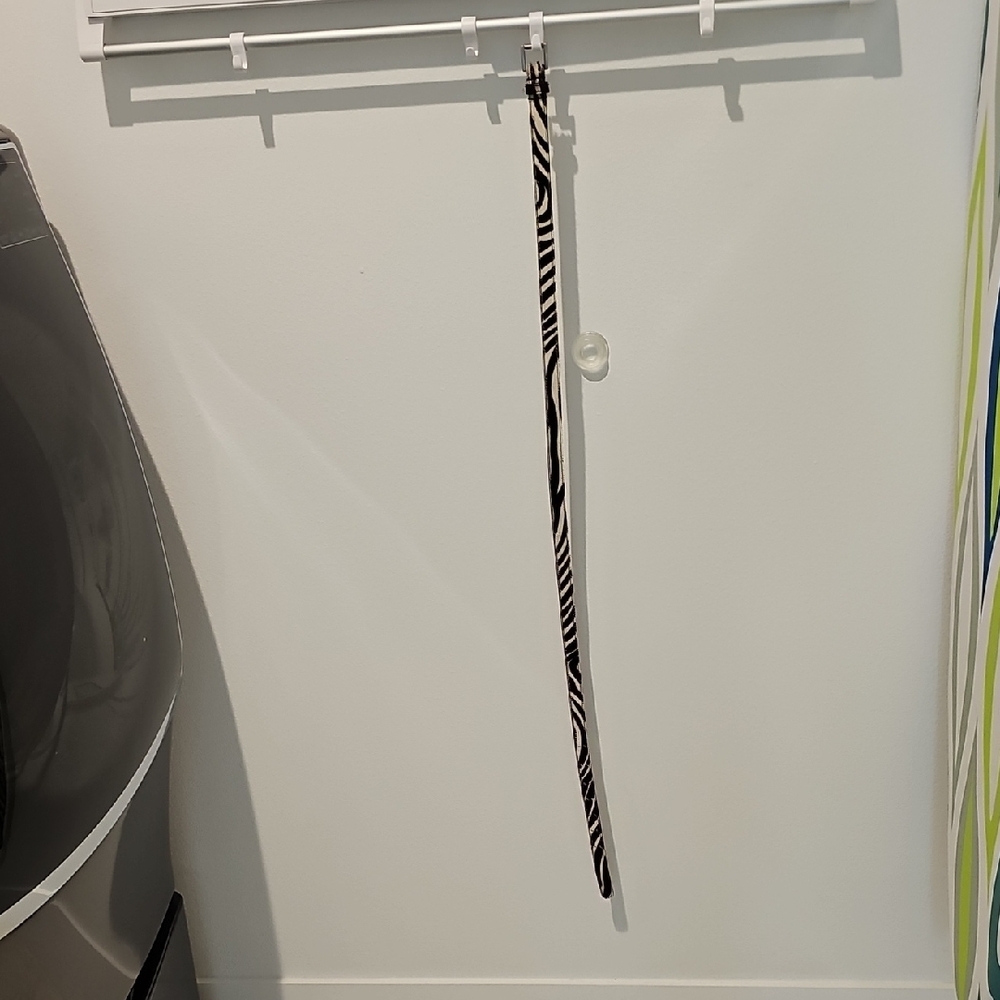 Zebra Print Furla Pony Hair Belt